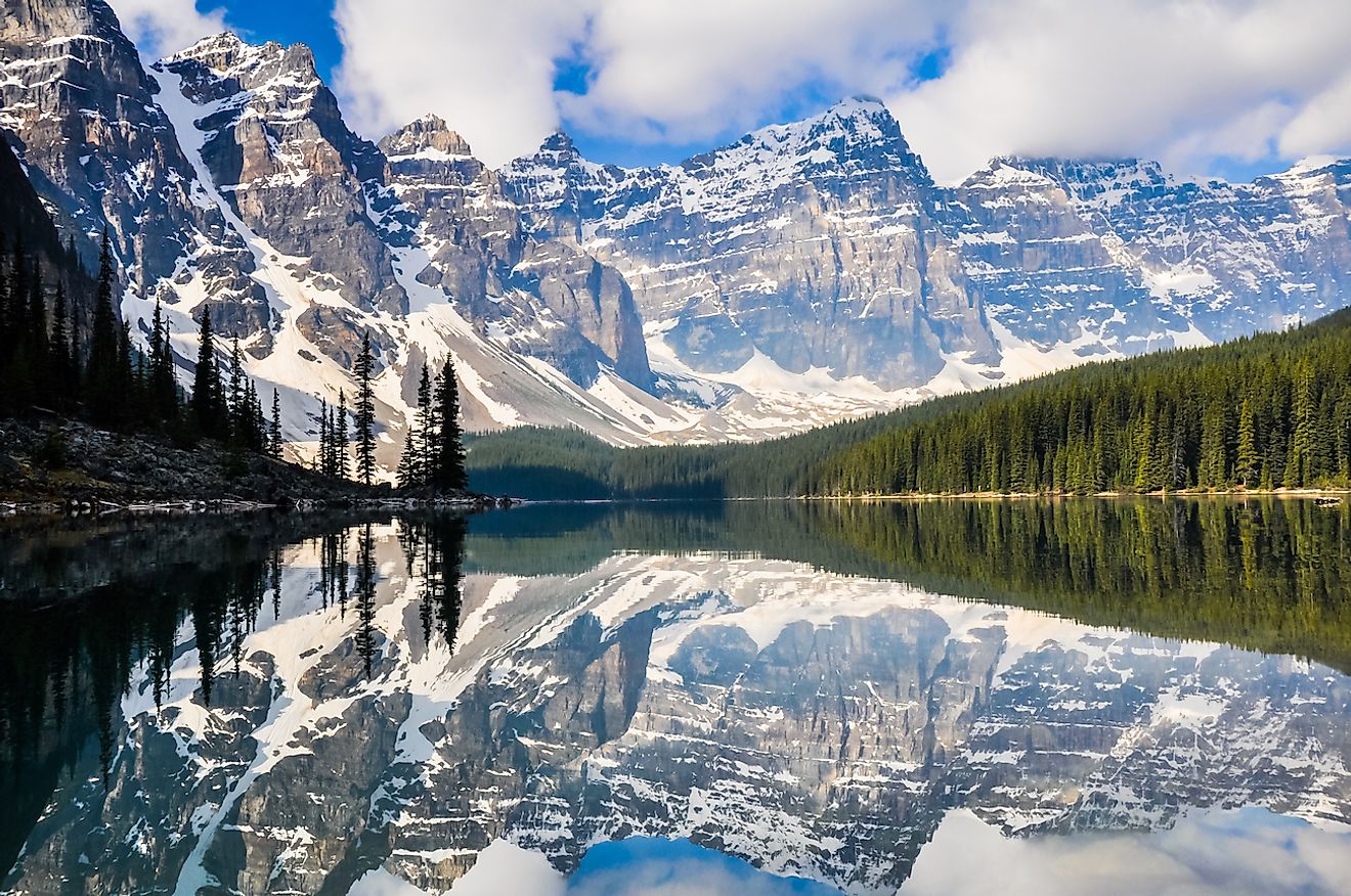 Moraine Lake, Rocky Mountains, Canada. Image credit: Alberto Loyo/Shutterstock.com