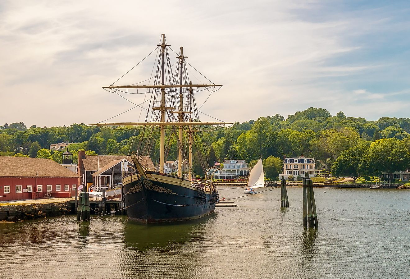 Mystic Seaport, Mystic, Connecticut. Image credit Faina Gurevich via Shutterstock