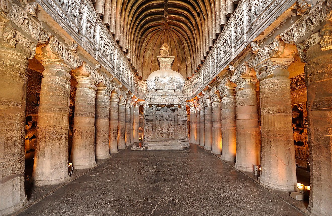 Ajanta Caves (India). Image credit: Dey.sandip/Wikimedia.org