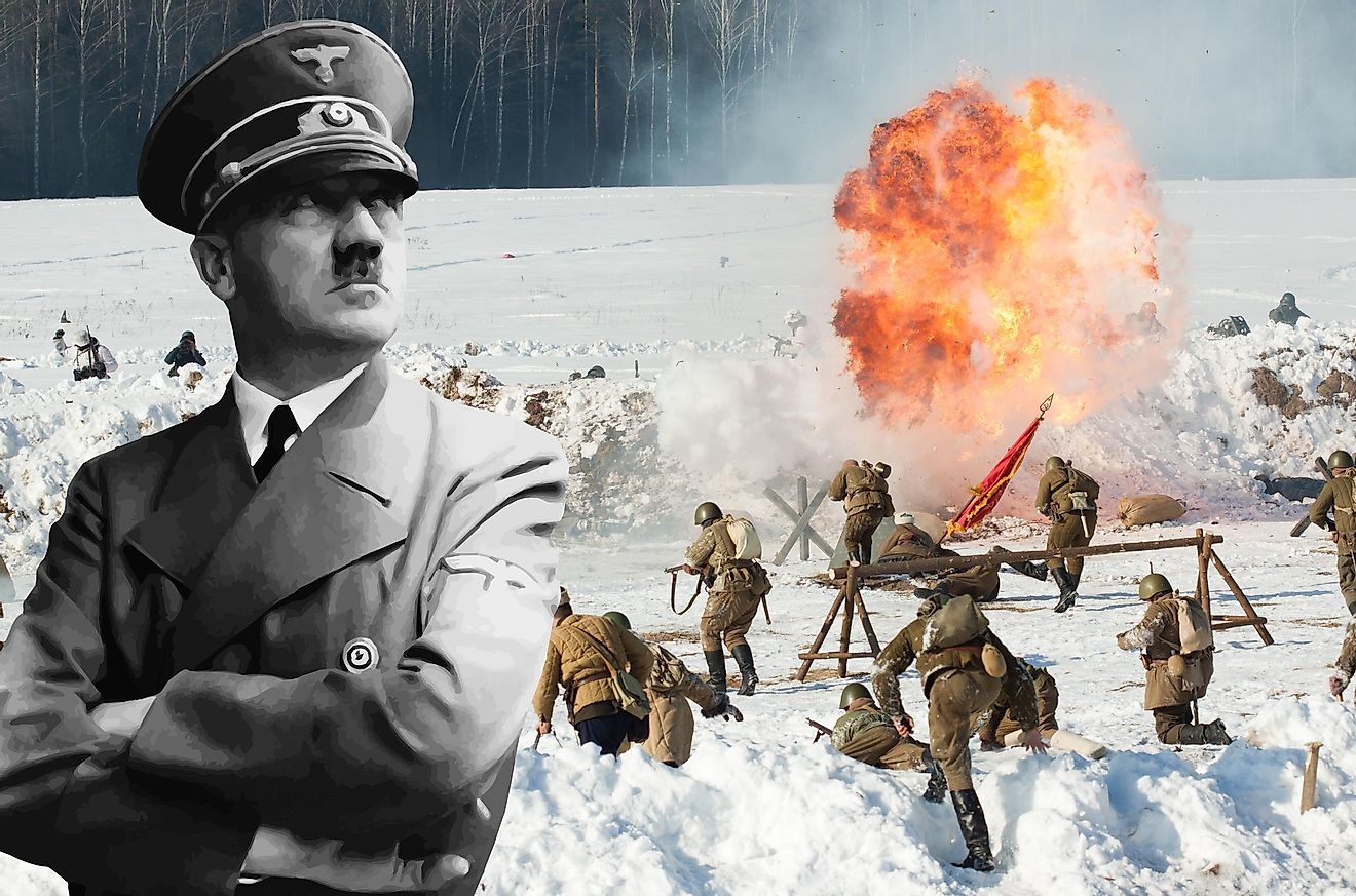 adolf hitler and the reconstruction of the events in 1943 ending the Battle of Stalingrad