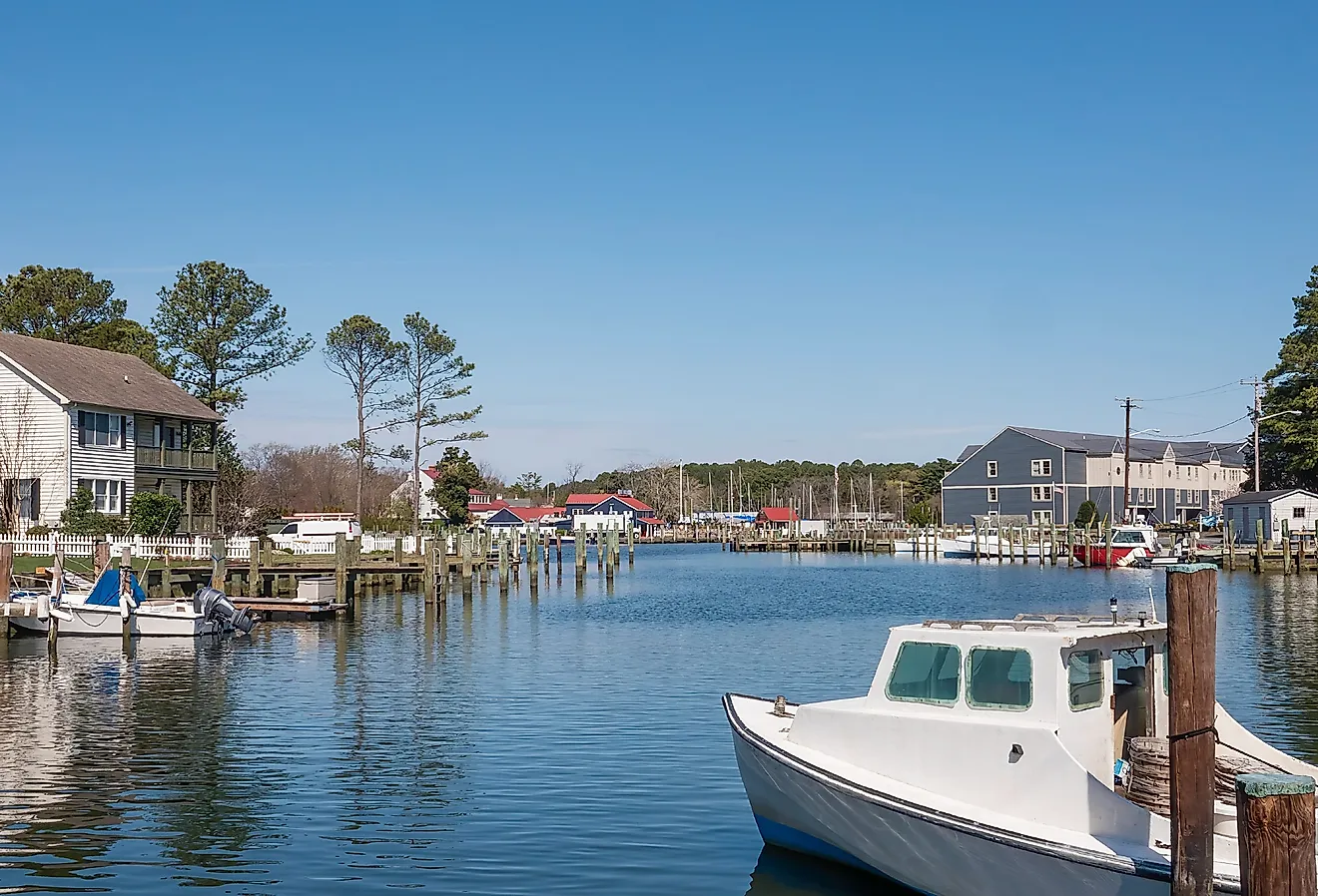 St. Michaels Harbor, Maryland.