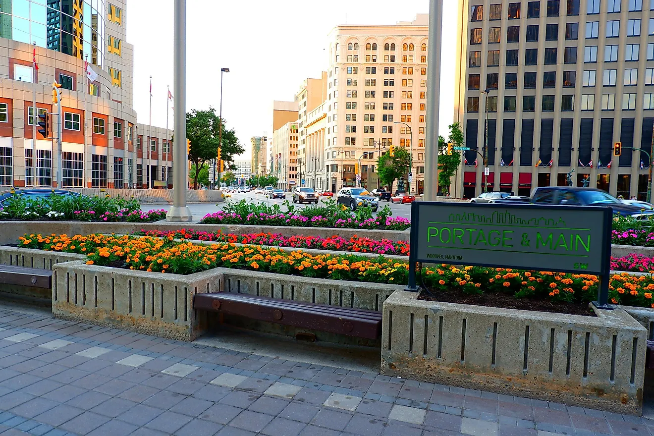 The General Strike occurred in 1919. This photo depicts present-day Winnipeg. Editorial credit: SBshot87 / Shutterstock.com