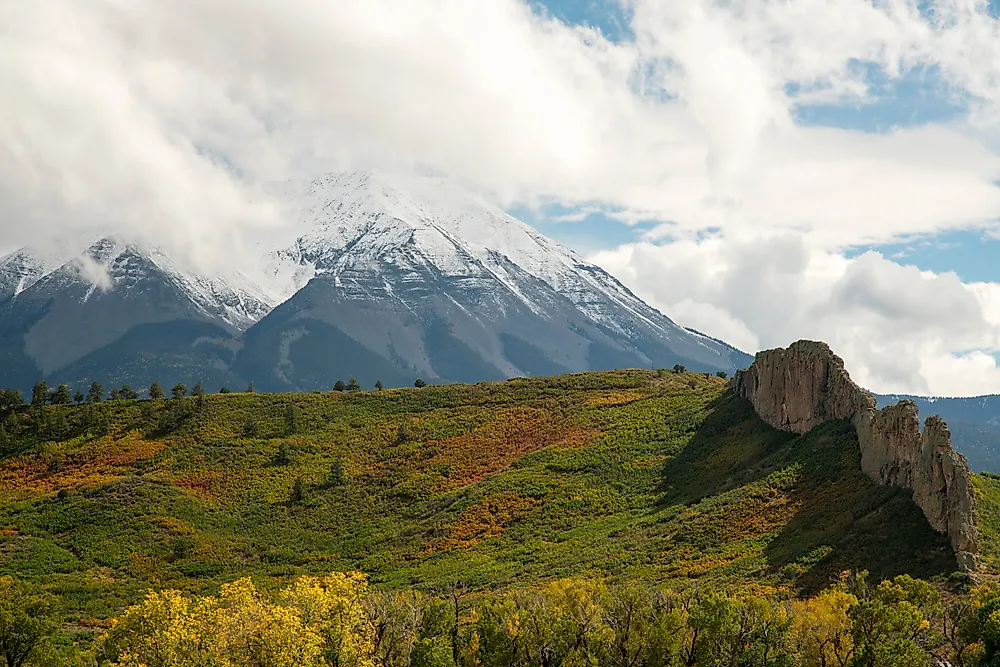 Spanish Peaks received designation as a National Natural Landmark in 1976.