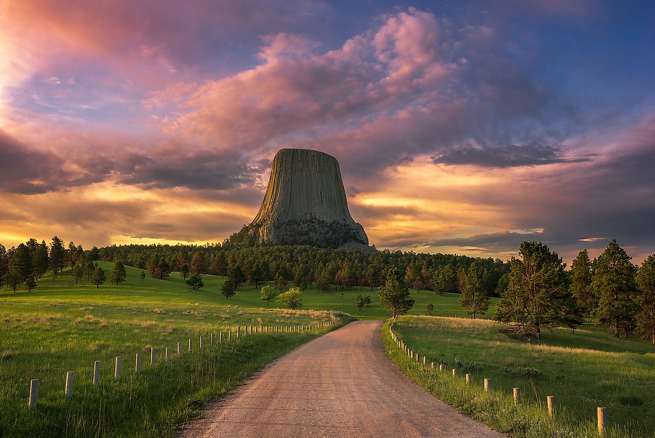 Sunrise at Devils Tower, Wyoming. Image credit: Anthony Heflin