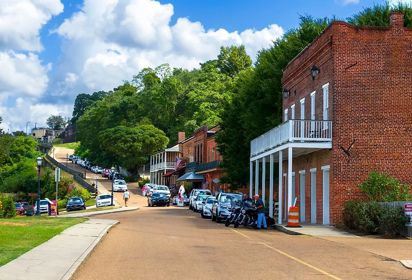 Downtown Natchez, Mississippi. Image credit Dennis MacDonald via Shutterstock