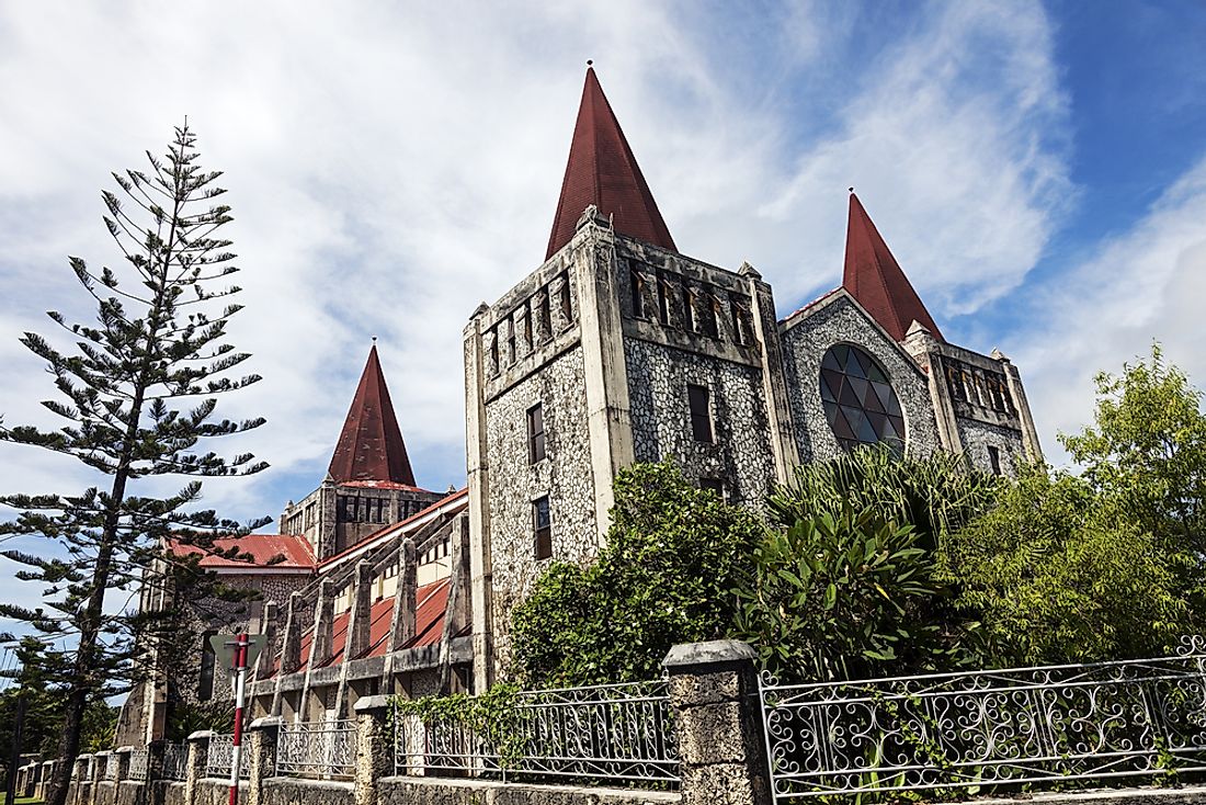 A cathedral in Tonga. 