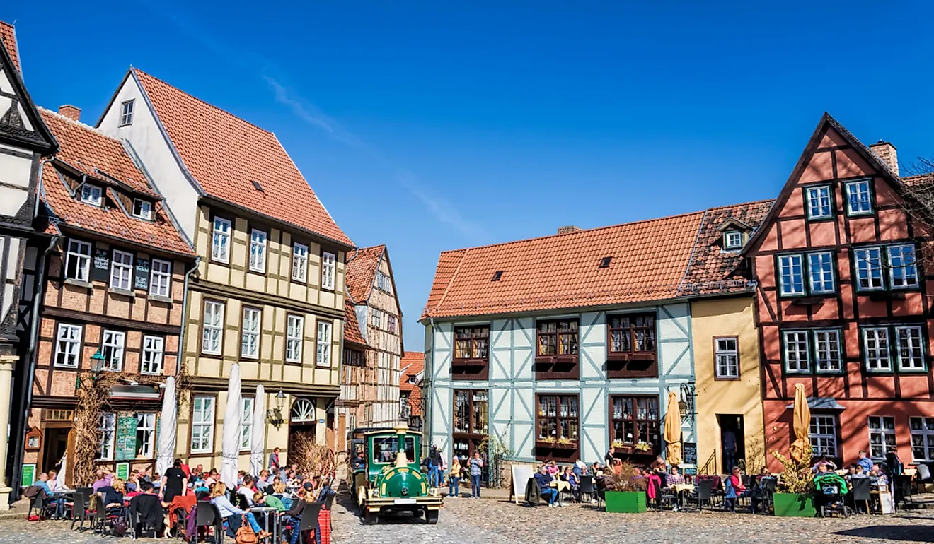 Old Town of Quedlinburg, Germany.