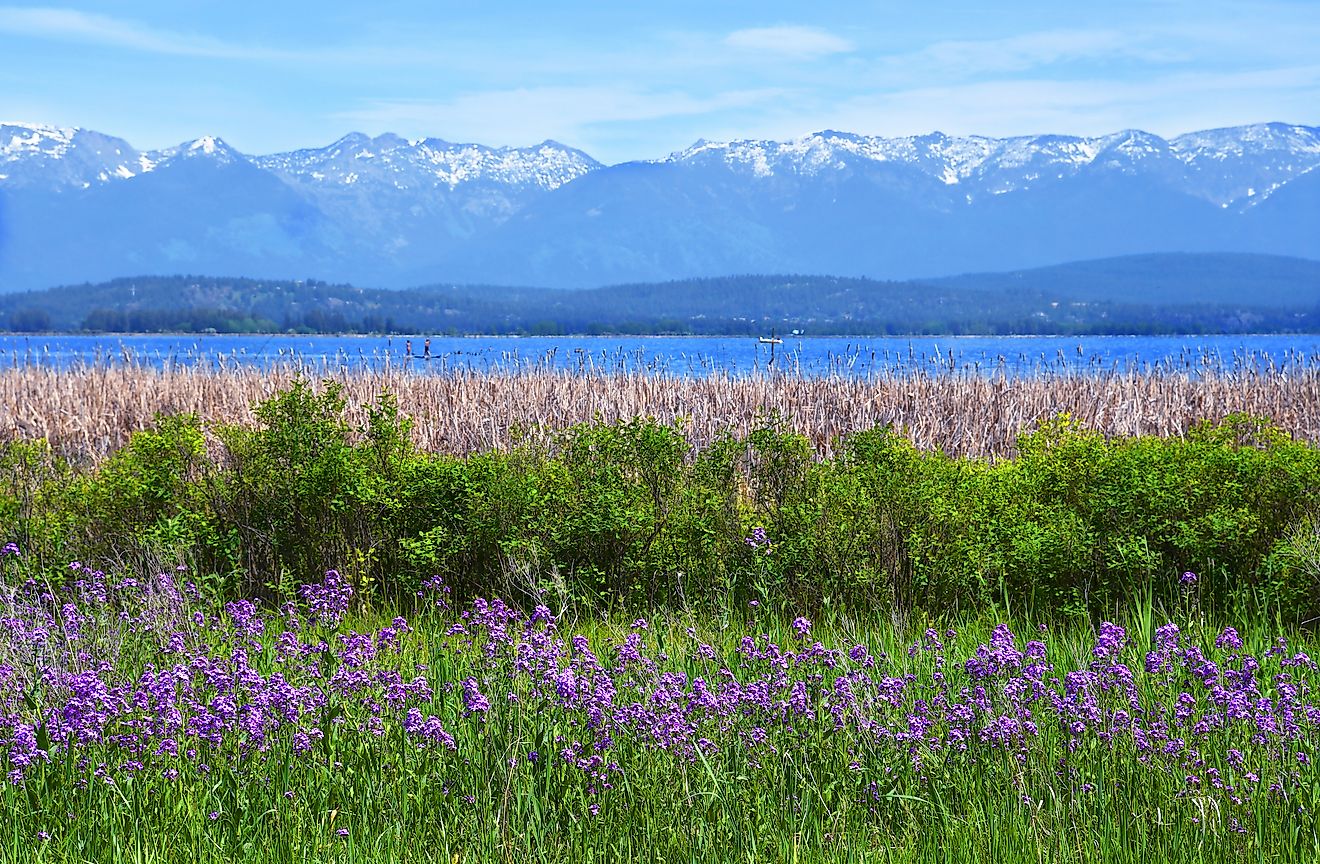 Flathead Lake in Bigfork, Montana.