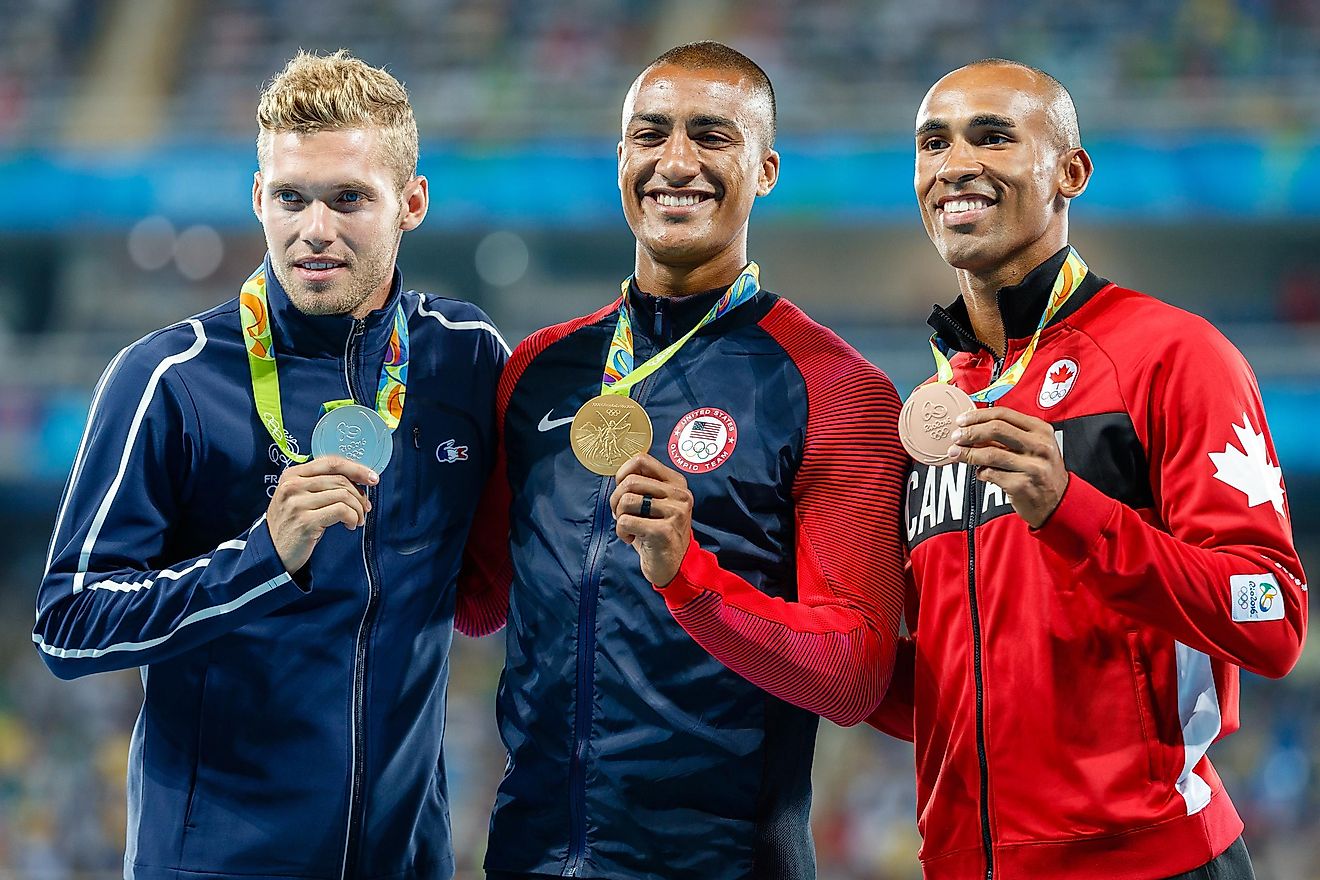 The US has won 2,522 medals. Editorial credit: Petr Toman / Shutterstock.com