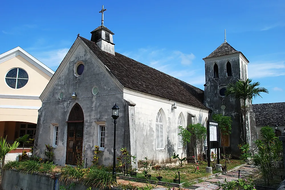 The St. Francis Xavier Cathedral in the Bahamas. 