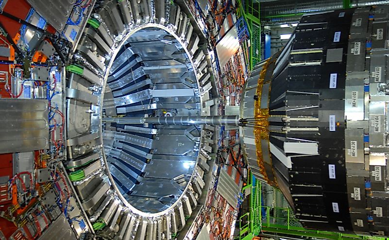 The ​Large Hadron Collider ​(LHC) at CERN. Editorial credit: D-VISIONS / Shutterstock.com