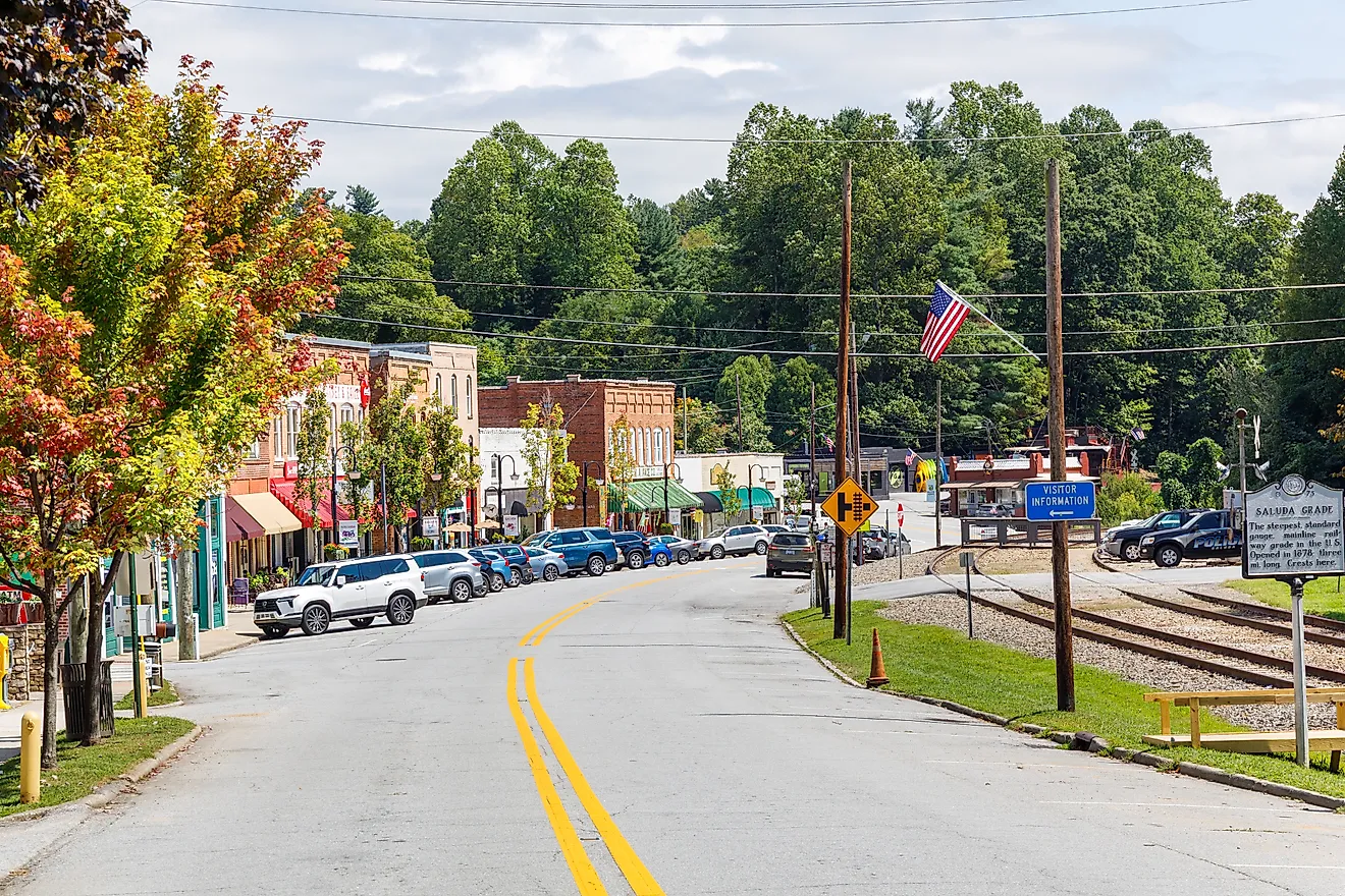 Main Street, Saluda, NC, via :J. Michael Jones on iStock.com