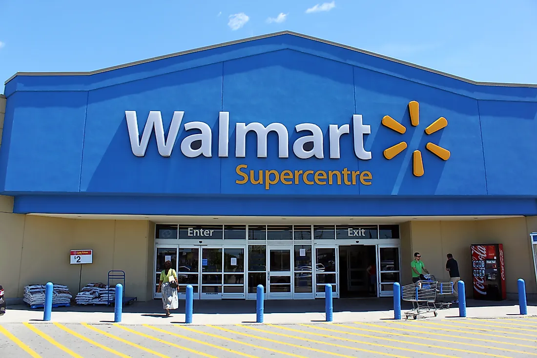 A Walmart location in Etobicoke, Canada. Editorial credit: Niloo / Shutterstock.com.