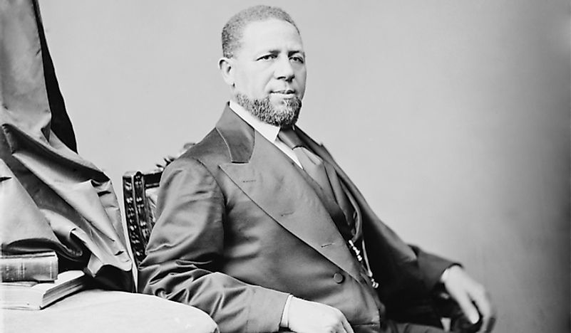 Hiram Revels, senator of Mississippi in the 1800s, was of African, European, and Native American background. 