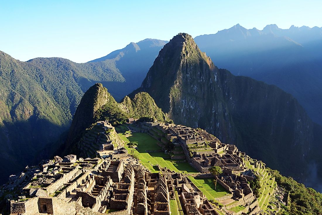 Machu Picchu is an ancient city from the Inca civilization. 