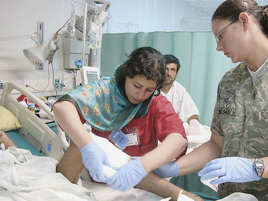 A hospital in Afghanistan: Only a few bravehearts dare to work as surgeons in these hospitals, healing patients in need.