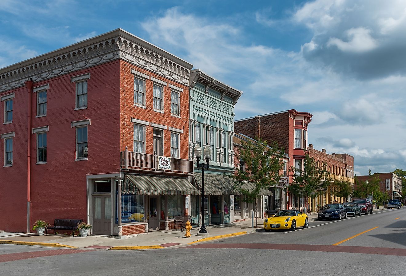 North Main Street Historic District in Hannibal, Missouri. Image credit Nagel Photography via Shutterstock