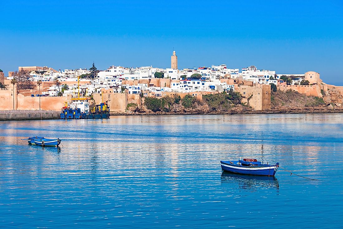 Morocco is among the only three nations in the world to have the coastlines on the Atlantic and the Mediterranean.