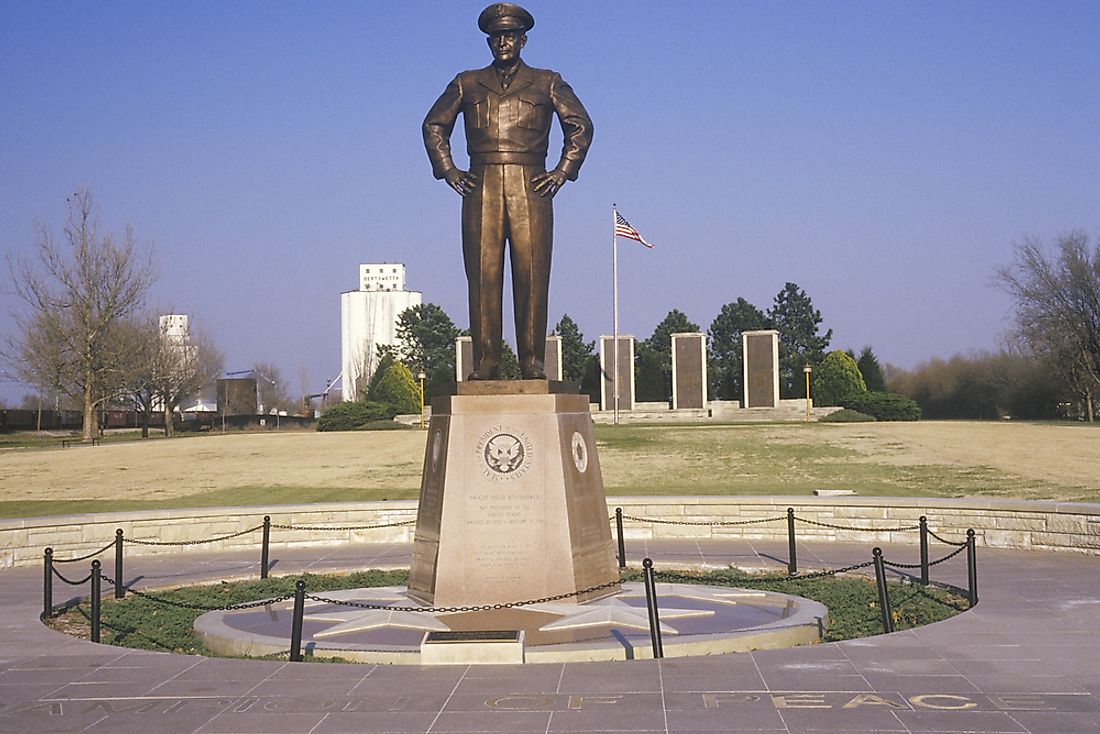 Dwight D. Eisenhower was the president at the start of the Vietnam War. Editorial credit: Joseph Sohm / Shutterstock.com.