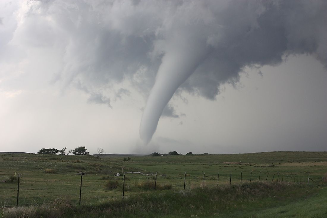 A tornado in Colorado. 