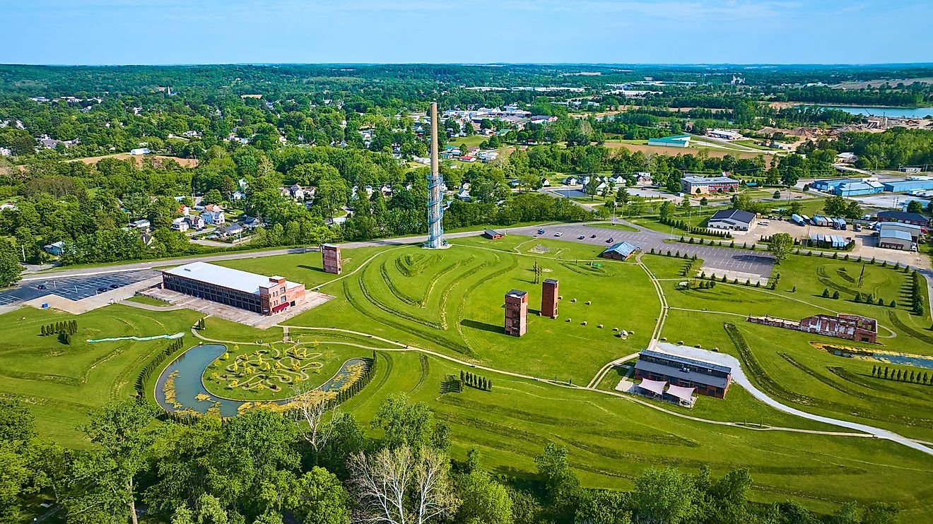 Overlooking Mount Vernon, Ohio.
