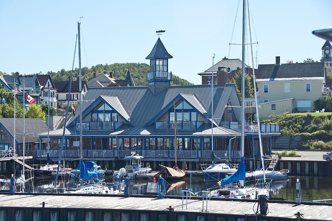 The marina in Newport, Vermont. Erika J Mitchell / Shutterstock.com