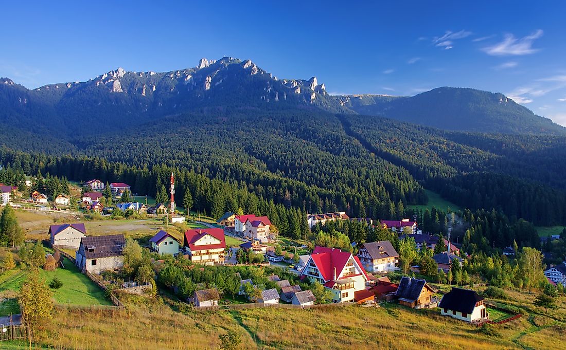 A mountain resort at Durău. 