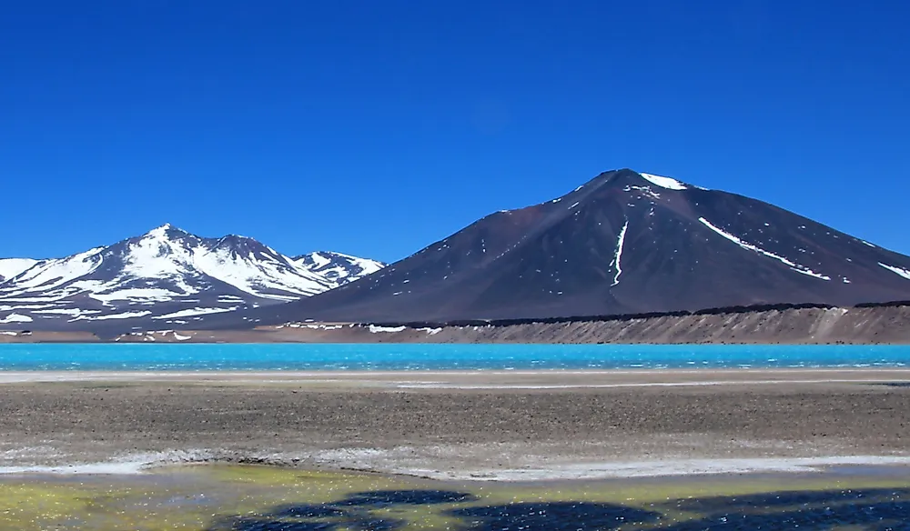 Ojos del Salado is part of the Andean Mountain Range.