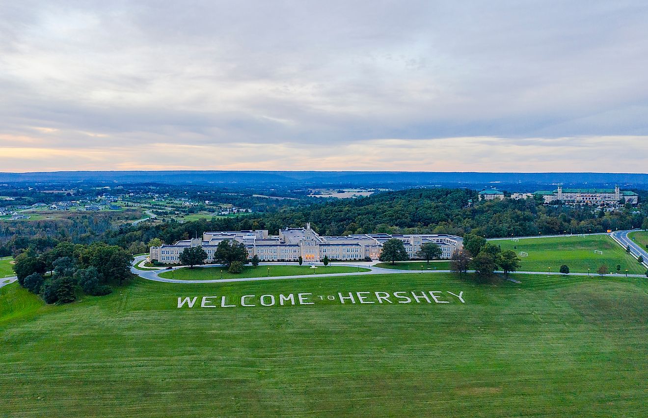 Hershey, Pennsylvania. Editorial credit: Cascade Creatives / Shutterstock.com