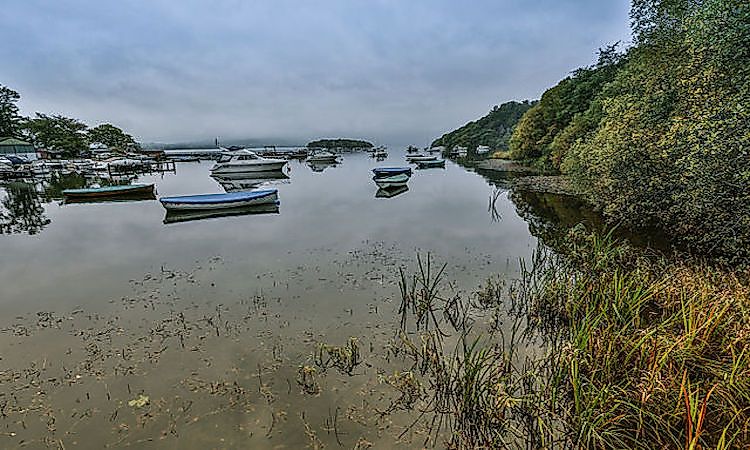 Boating facilities at the Loch Lomond and The Trossachs National Park.