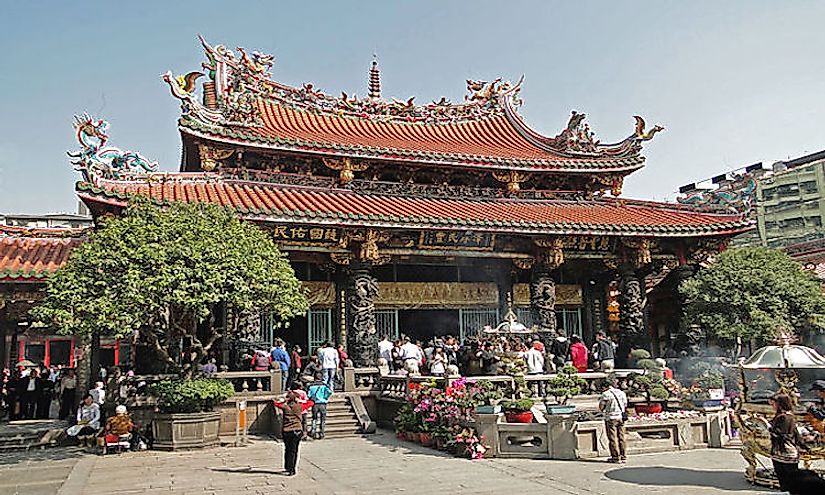 Mengjia Longshan Temple is a Chinese folk religion temple in Taiwan.