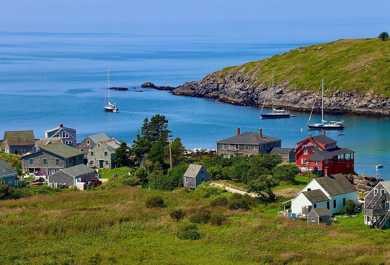 View from Monhegan Island, Maine. Image credit Pictures by Gerald via Shutterstock