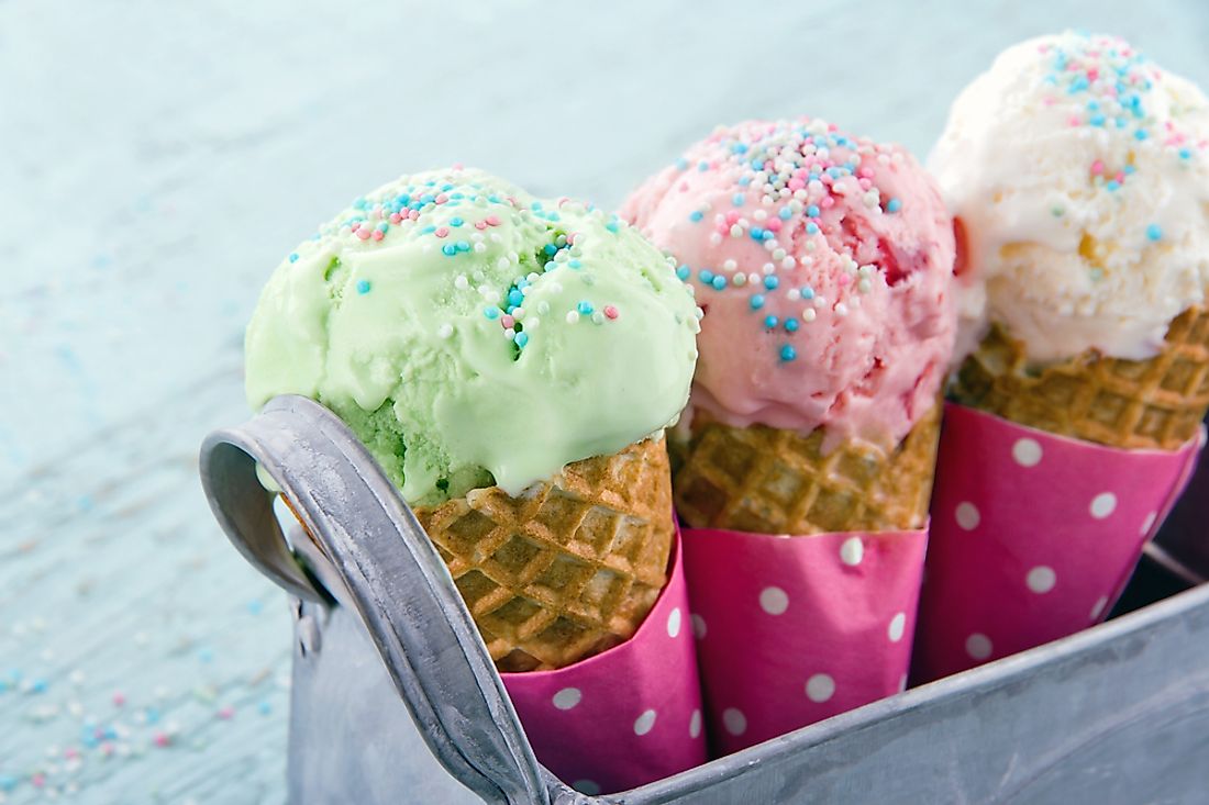 Which country loves their ice cream the most? 