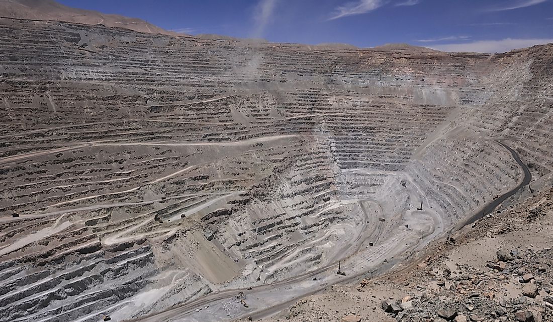Chuquicamata is the world's largest open-pit mine.
