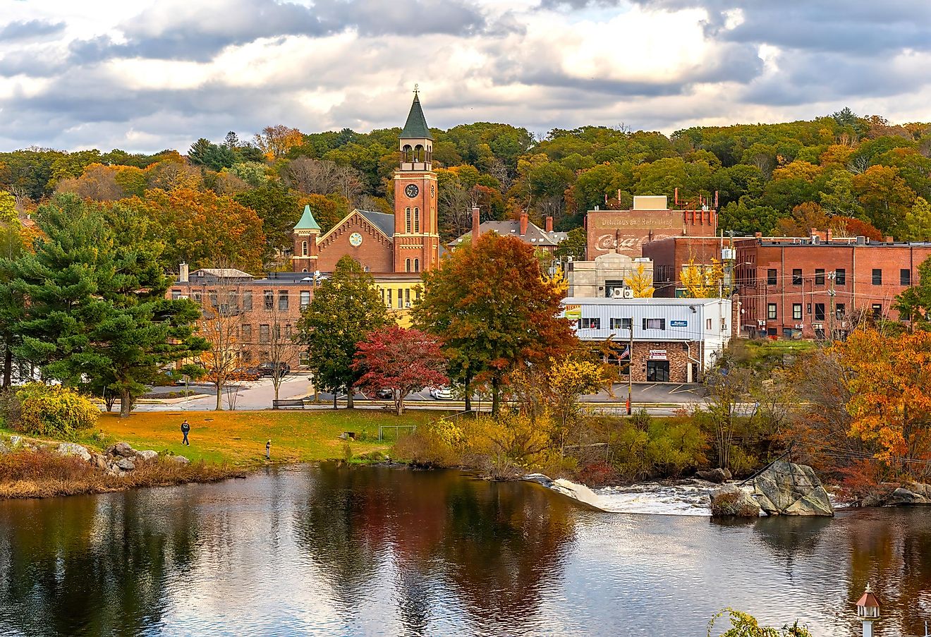 Putnam, Connecticut in the fall.