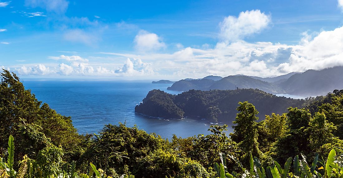 Maracas Bay in Trinidad and Tobago. 