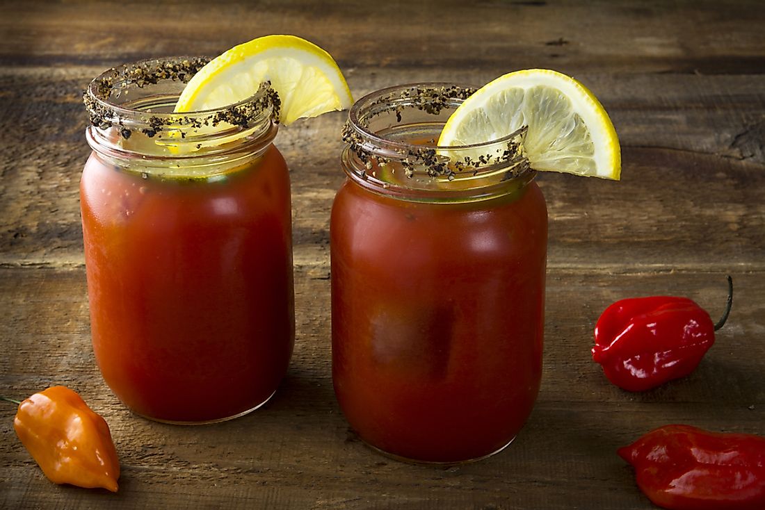 Caesars: Canada's quirky gift to the world of mixed drinks. 
