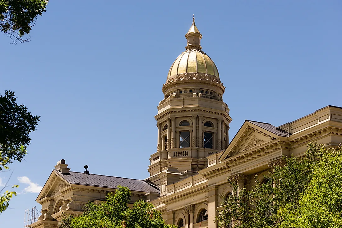 The State Capitol in Cheyenne, Wyoming.