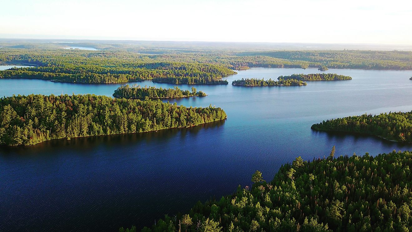 This is moose lake up in Ely Minnesota
