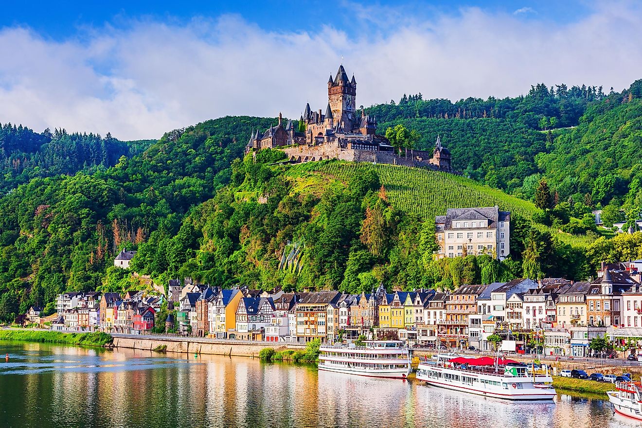 The medieval town of Cochem, Germany.
