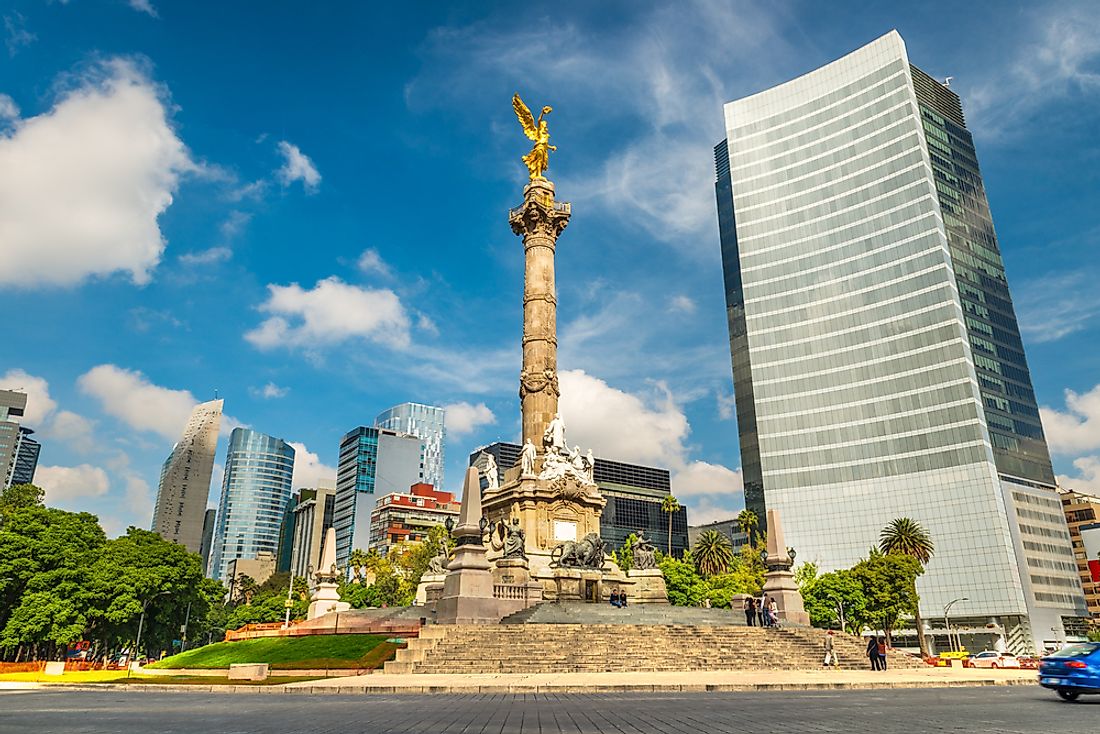The Angel of Independence, Mexico City. 
