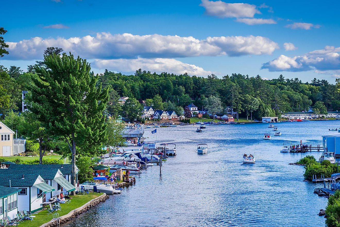 Paugus Bay in Laconia, New Hampshire.