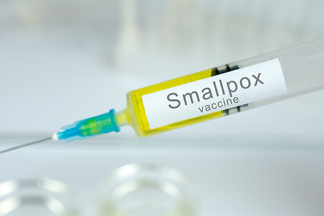Mostly thanks to vaccination, smallpox has been globally eradicated today. 