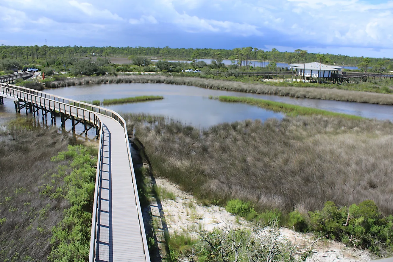 Big Lagoon State Park In Pensacola Florida.