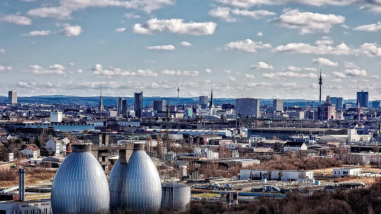 Dortmund city is the largest and most heavily populated city in the Ruhr Valley.