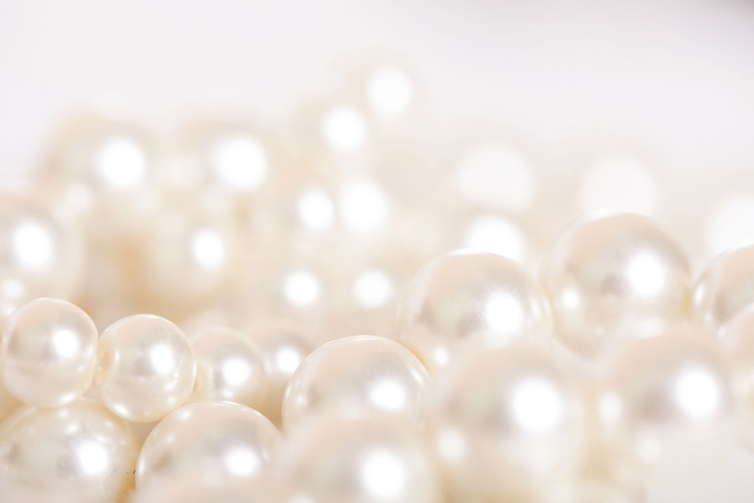 A pile of pearls. 