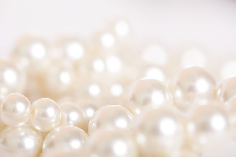 A pile of pearls. 