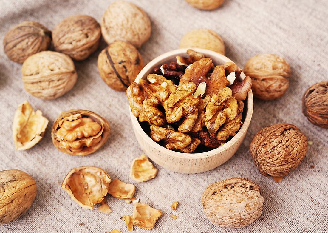 Walnuts are the edible seeds of the walnut tree.