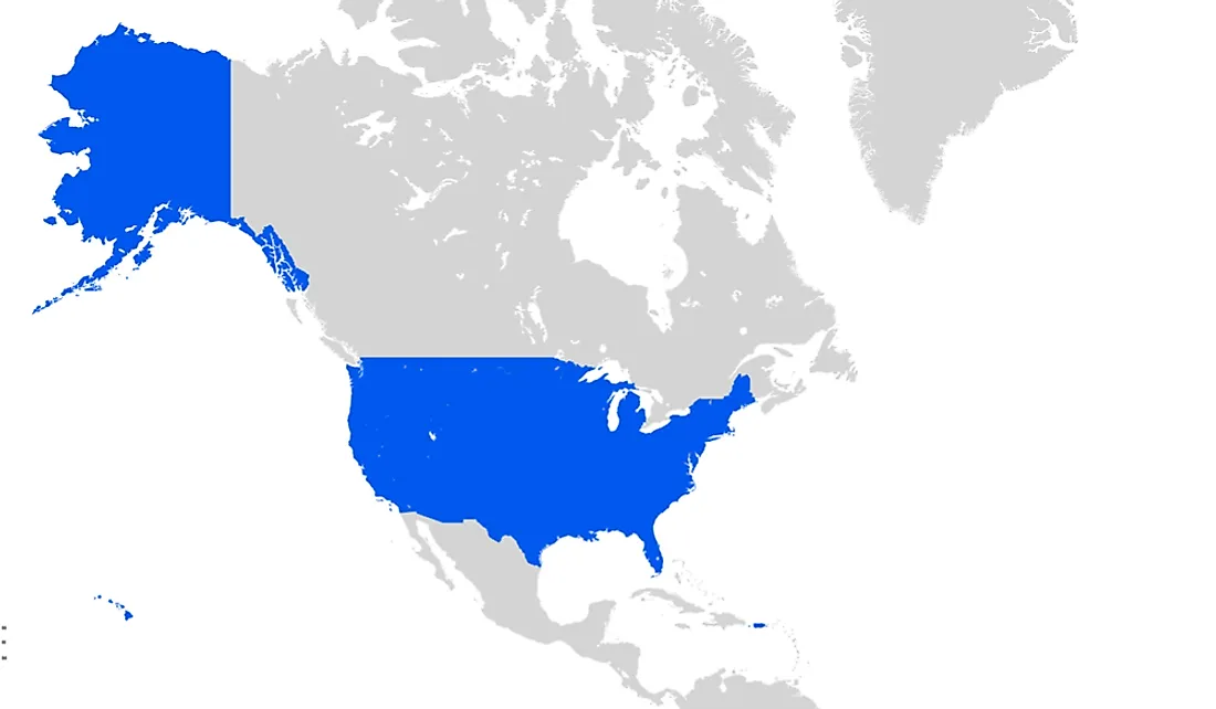 Alaska is one the two non-contiguous US states.