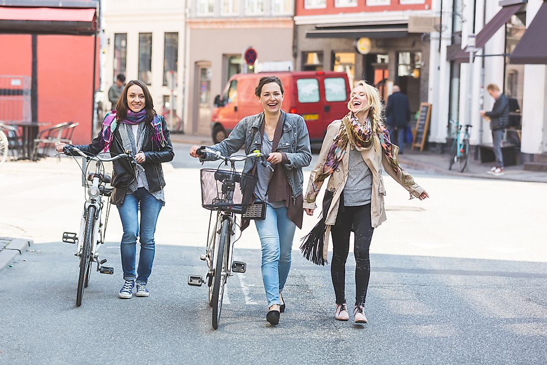 Danish women in Copenhagen. 
